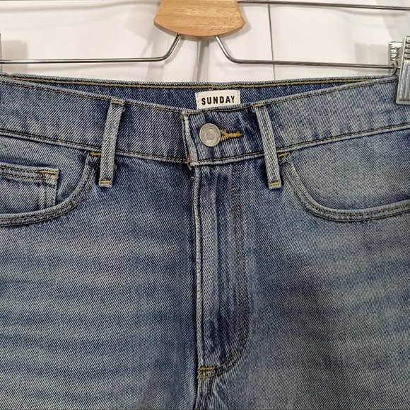 Sunday Best Denim Cut Off Shorts Sz 2 - Picture 3 of 9